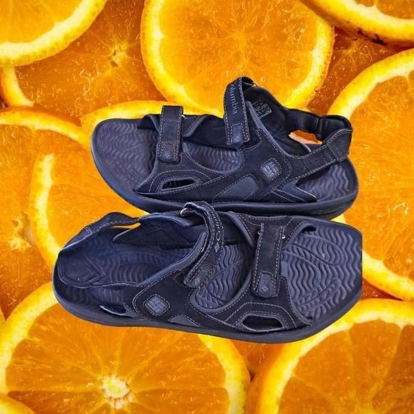 Columbia Black Hook and Loop Closure Hiking Sandals‎ Size 13